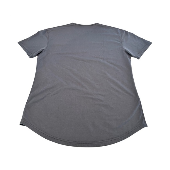 BYLT Drop Cut Lux Shirt Men’s Gray Short Sleeve Athletic Fit‎ Men's Size Large - Picture 2 of 5